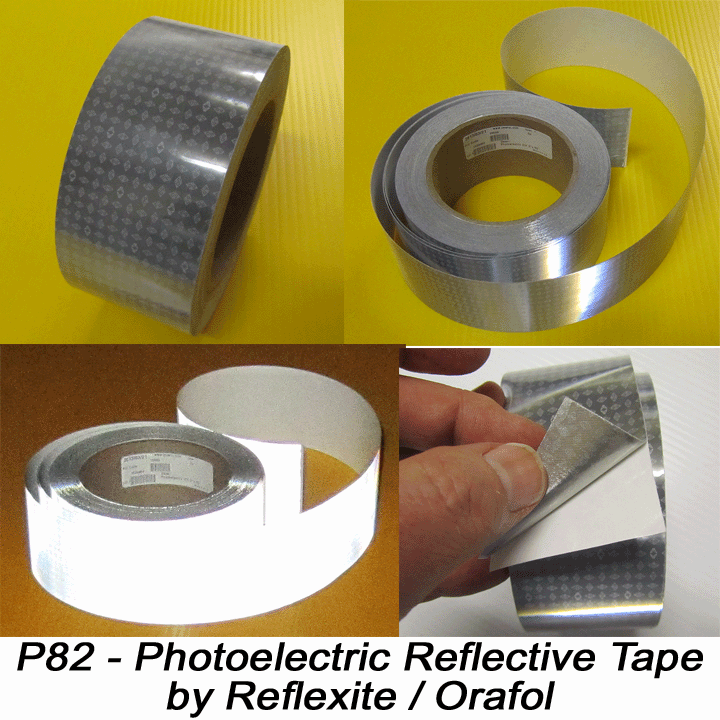 p82 photoelectric reflective tape